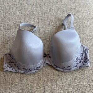 Elegant Blue/Purple Lace Bra